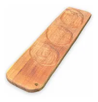 Comprar Tabla Picada Copetinera 3 Cavidades Algarrobo Grabado Regalo
