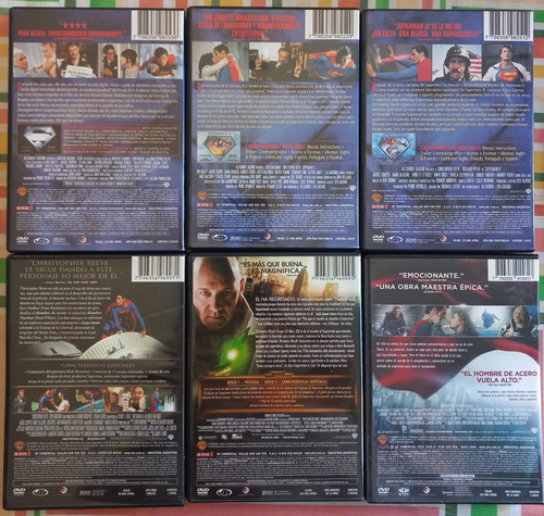 Superman Colección Películas Original En Dvds (Usado)
