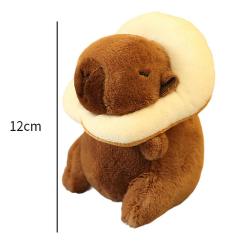 4 Llavero De Peluche De Capibara, Divertido Llavero De Coche