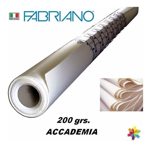 Rollo Fabriano Accademia 200 Grs. 1,50 X 10m. Mercadoenvios