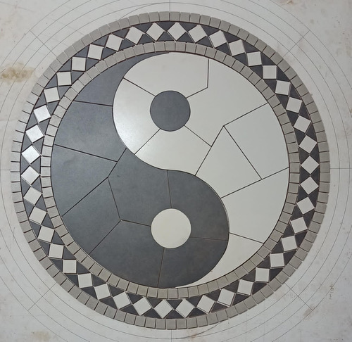 Rosetón Ceramicos Yin Y Yang
