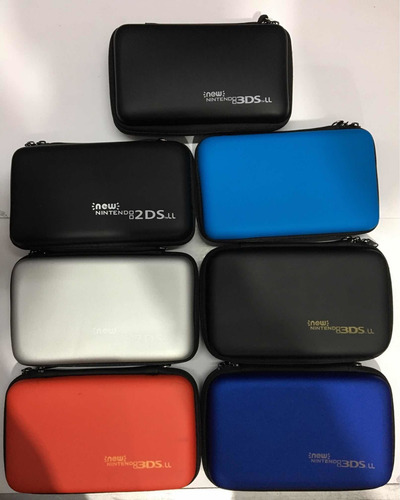 Imagen 9 de 9 de Pack Delux Estuche Protec Diseño Cristal Nintendo New 2ds Xl