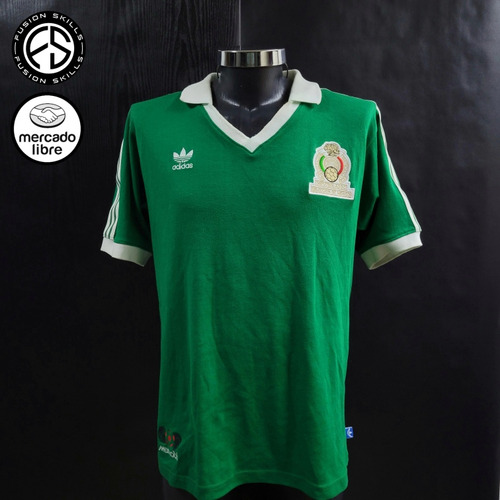 Jersey Original De Época De México En El Mundial De 1986