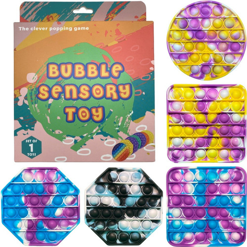 Push Pop It Juguete Antiestrés Bubble Fidget Squishy Hot Toy