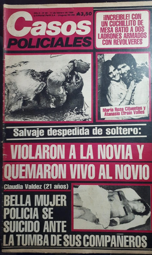Casos Policiales 1988 Bambino Veira Candelmo Correccional (Usado)