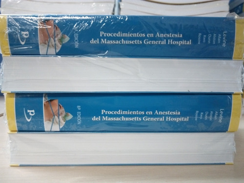 Procedimientos En Anestesia Del Massachusetts General Hospital 8 Ed, De Levine. Editorial Panamericana En Español