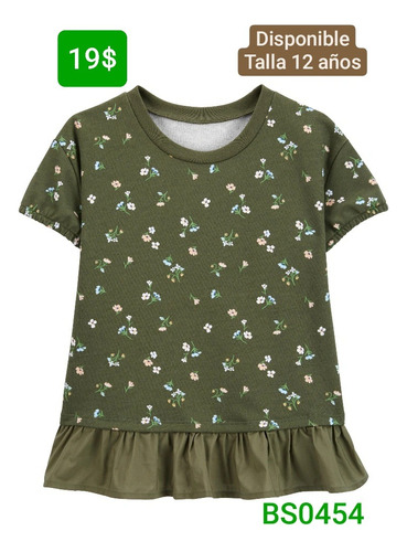 Blusa Para Niña 12 Años Bs0454