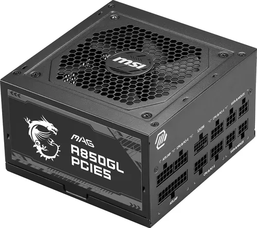 Fuente De Poder Msi A850gl Mag 850w 80 Plus Gold Pcie5.1 Atx