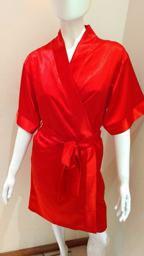 Bata Kimono Corto Seda Fria Adagio. Cod. 2001a