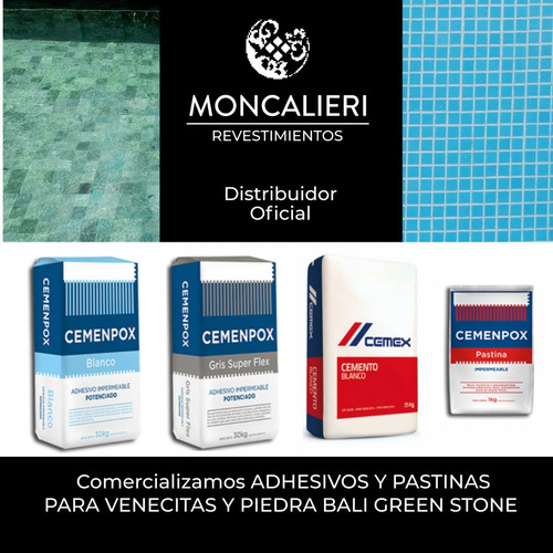 Imagen 7 de 9 de Pegamento Adhesivo Venecitas Cemento De Empastinar Bolsa 5k