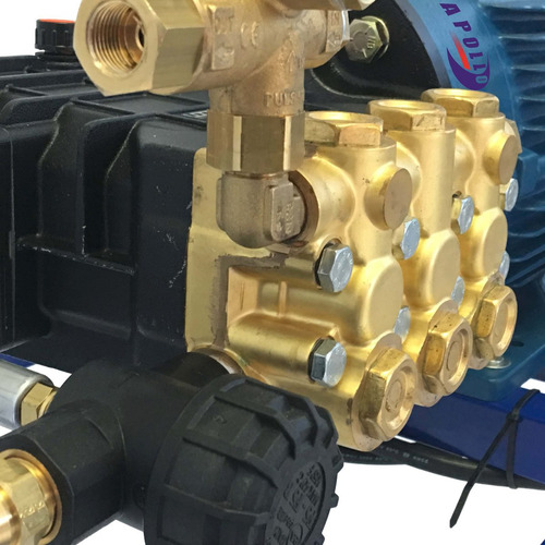 Hidrolavadora Industrial De Alta Presión 7.5 Hp 3200 Psi Con Bomba Italiana De Uso Continuo Udor Y Protección Térmica
