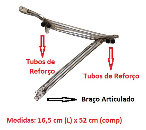 Imagem 2 de 3 de Bagageiro Garupa Traseiro Bike Aros 24 A 26 Aço Reforçado