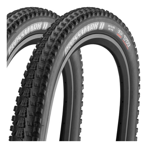 Kit 2 Pneus Bike Maxxis Crossmark 2 29x2.25 Dobrável Exo/tr