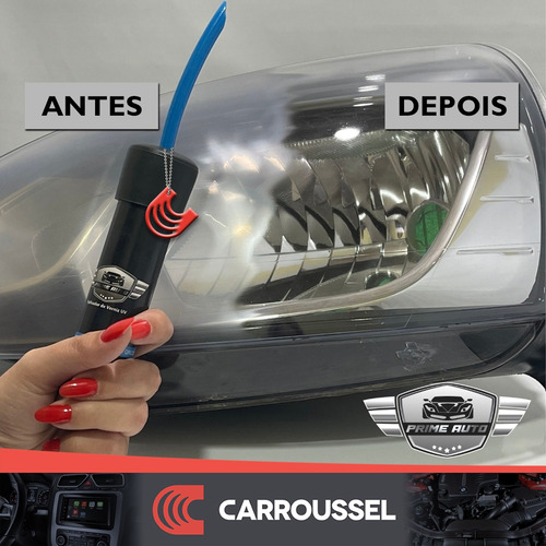 Kit Estetica Farois Lanterna Amarelo Fosco Amarelado Prime