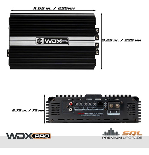 Db Drive Wdx Pro5000.1d Amplificador Mono 5000w 1 Ohm
