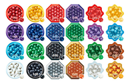 Conjunto Aquabeads Shiny Beads - Refil - Epoch