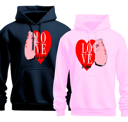 Sudaderas Duo De Puerquito Love