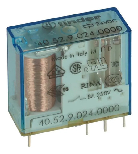 40.52.9.024.0000 M. Relé Eletrogmanético P/ Pci 2 Ver 24vdc