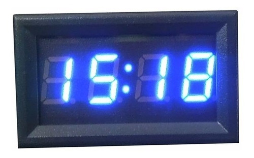 Reloj Digital Para Vehiculos 12 Y 24 Voltios