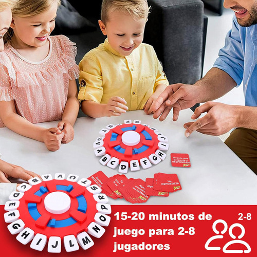 Juego De Mesa Familiar De Ritmo Rápido Crazy Alphabet Game