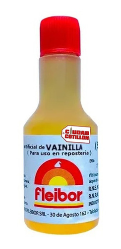 Aromatizante Vainilla Incolora Fleibor 30 Cc Solución  - Cc