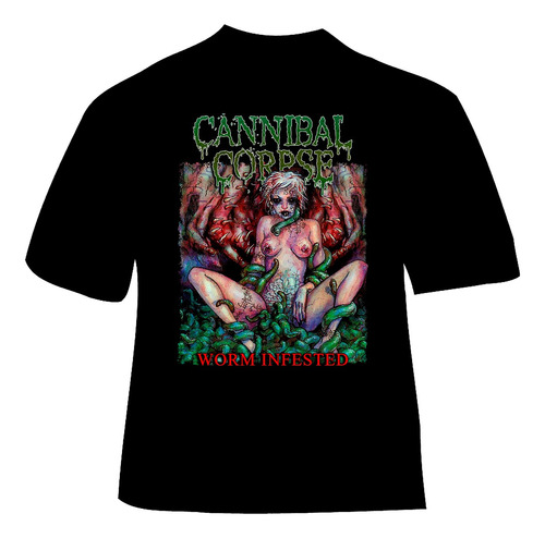 Polera Cannibal Corpse - Ver 15 - Worm Infested