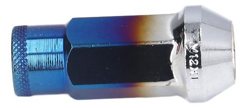Porcas De Roda Azuis M12x1.5, 20 Peças, Chave De Alça, Soque