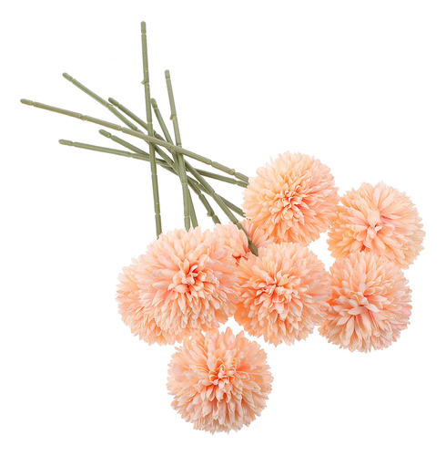Ramo De Flores Artificiales Vibrantes, 8 Unidades