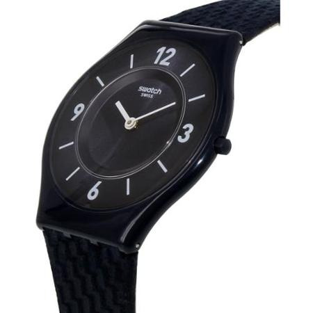 Reloj Swatch Para Mujer Sfn123 Azul Correa De Cuero Suizo