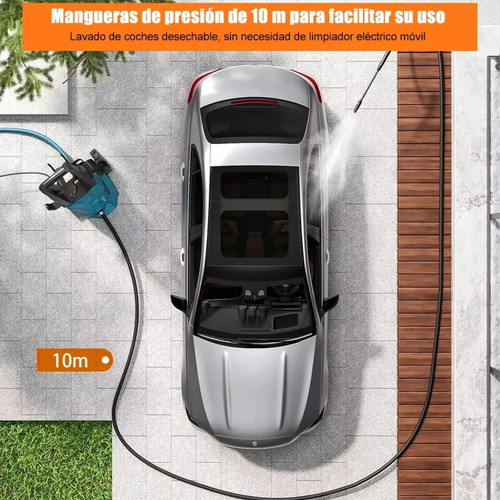 Hidrolavadora Eléctrica 3100 Psi, Motor 7640, 3000w 110v 10m Color Amarillo pwrtools