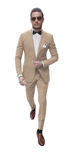 Trajes Ambos Entallados Hombre Con Camisa Mo o Y Tiradores