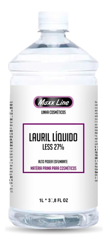 Lauril Liquido 1l Materia Prima Para Cosmético E Higiene