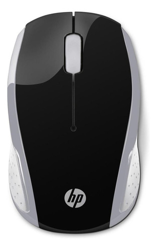 Mouse sem fio HP  200 prateado