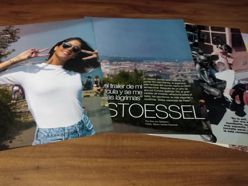 (a242) Martina Tini Stoessel * Clippings Revista 4 Pgs 2015