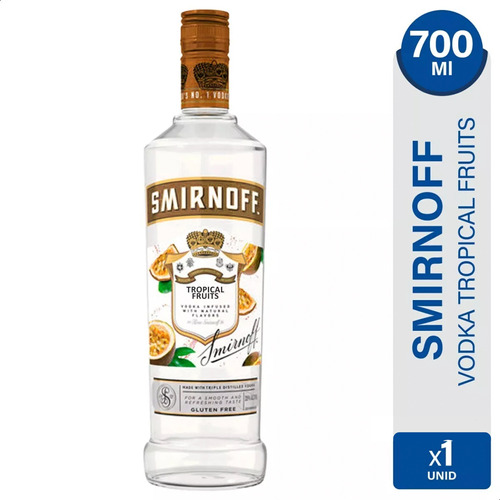 Vodka Saborizado Smirnoff Tropical Fruits - 01mercado
