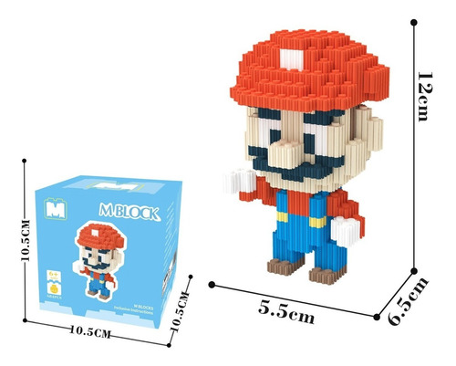 Imagen 2 de 2 de Lego De Mario Bros Bloques De Personajes Para Armar 684pcs