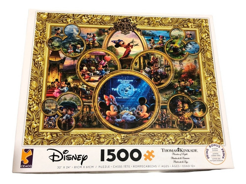 Rompecabezas Disney Mickey Mouse 1500 Pz Thomas Kinkade