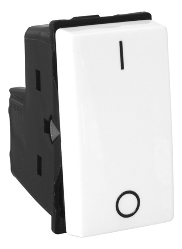 Modulo Interruptor Bipolar Simples 10a Pial Pop Cor Branco Corrente Nominal 10 A Voltagem Nominal 250v