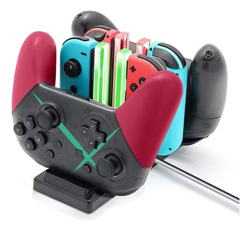Cargador X 4 Para Joy-con Dock De Nintendo Switch Iplay