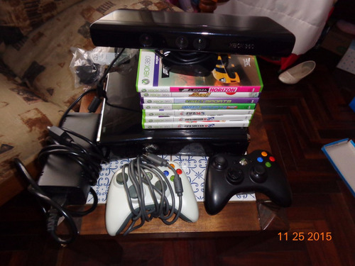 Xbox 360s Original 250gb + Kinect + 7 Juegos Originales