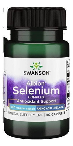 Albion Selenium, Selenio 200mcg 90 Caps, Swanson