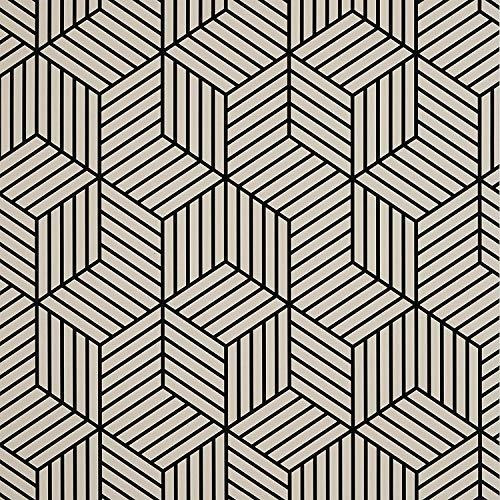 Papel Tapiz - Vinilo 3d Hexagon Stick And Peel Wallpaper - P
