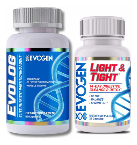 Pack - Evolog + Light And Tight Evogen Nutrition