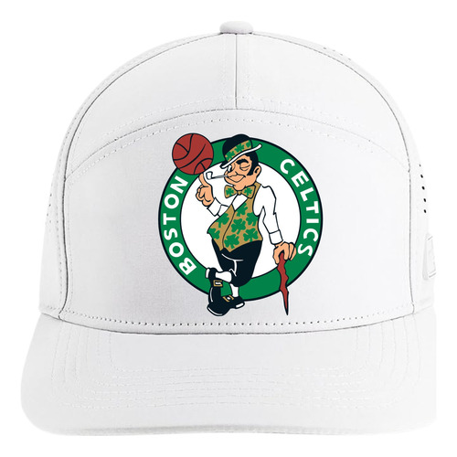 Gorra Us Basketball Boston Celtics 5 Paneles Premiun White