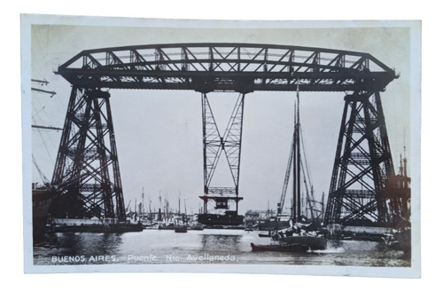 Buenos Aires Puente Nic. Avellanda Postal Impresa En Italia