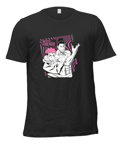 Playera Anime Jujutsu Yuji Itadori Besto Friendo A2