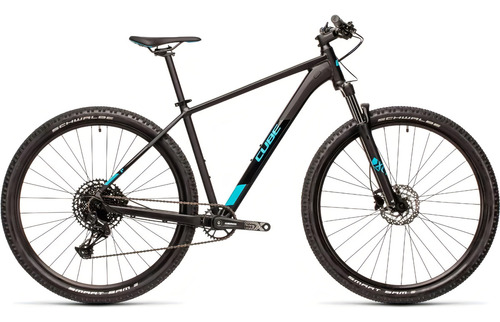 Bicicleta mountain bike Cube Analog Flashlime´N´Black 29 2021 tamaño del cuadro M17" color black/petrol