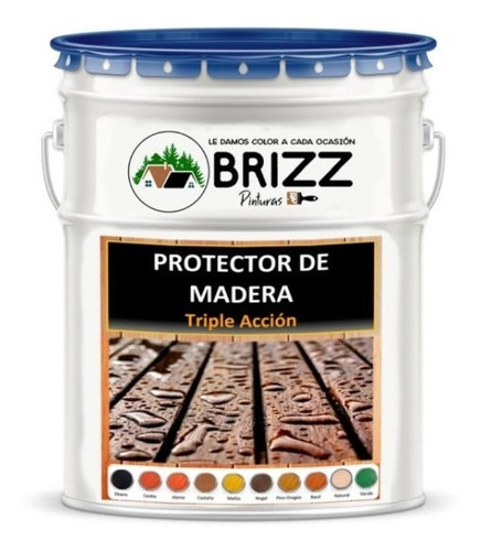 Protector De Madera Brizz - Color Pino Oregon Tineta 4gal