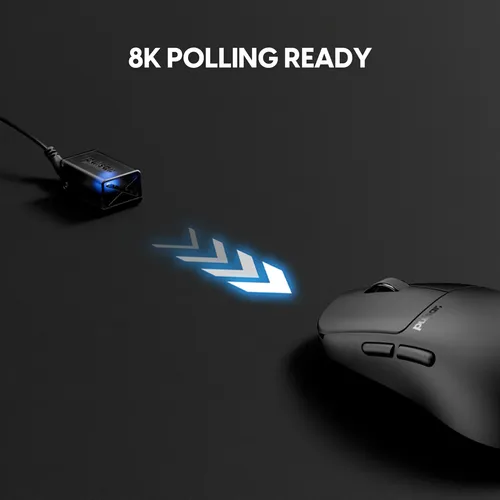 Mouse Pulsar X2n Mini Crazylight 38g Wireless 8k Jet Black | Frete