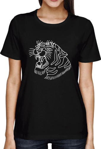 Camisetas 100% Algodón Estampado Personalizado Tigre 5 